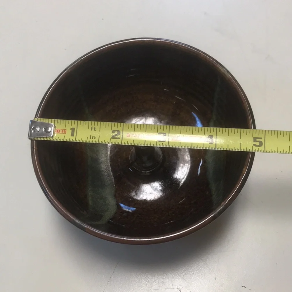Stamped Studio Pottery Ring Holder/Apple‎ Baker